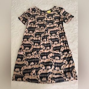 Anthropologie Maeve Zola Polar Bear Dress Size 2 Pockets!